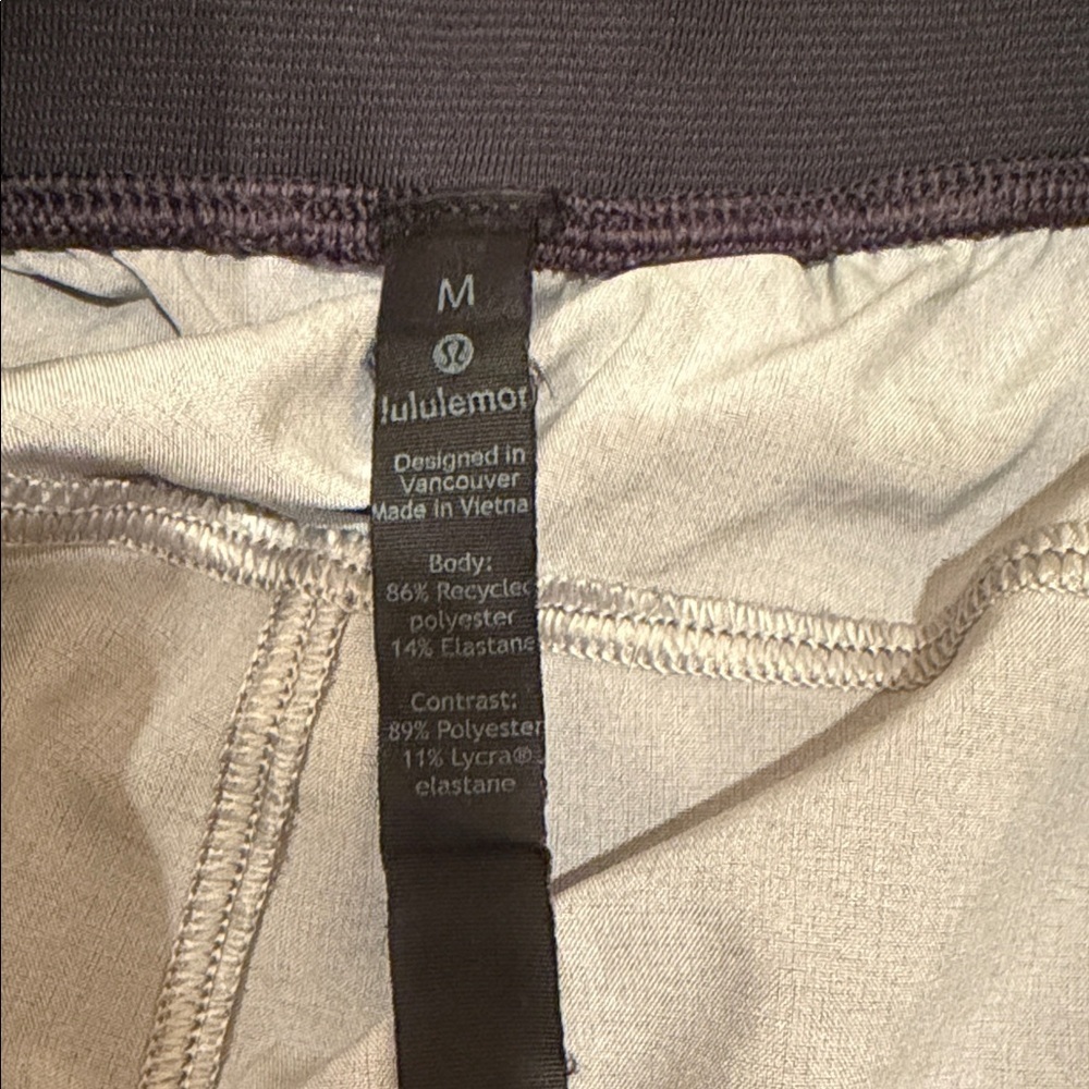 Lululemon Men’s Gray Athletic Shorts Medium 9” Inseam Unlined Gym Training - Picture 2 of 7